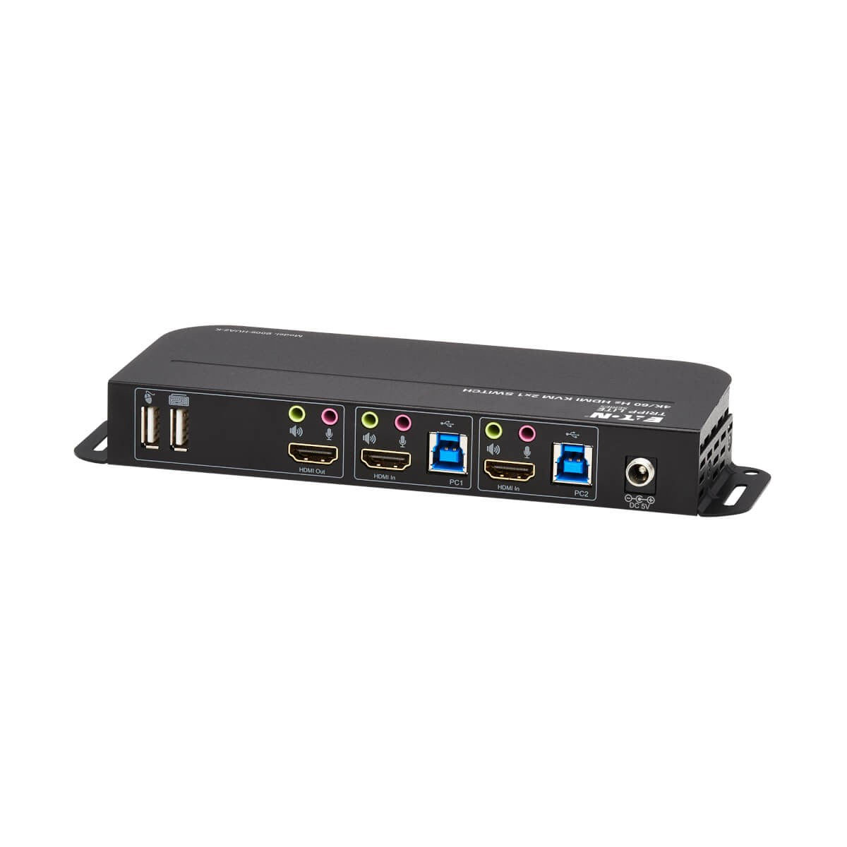 EATON TRIPPLITE HDMI KVM 2-Port 4K 60Hz 4 4 4 HDR HDCP 2.2 Support IR Remote and USB Cables KVM/audio/USB switch 2 x KVM
