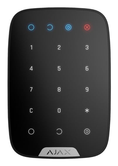 Ajax Systems 38248.12.BL1 Clavier sans fil KeyPad - noir