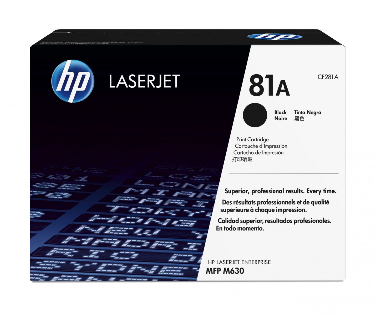 HP 81A original Toner cartridge CF281A black standard capacity 10.500 pages 1-pack