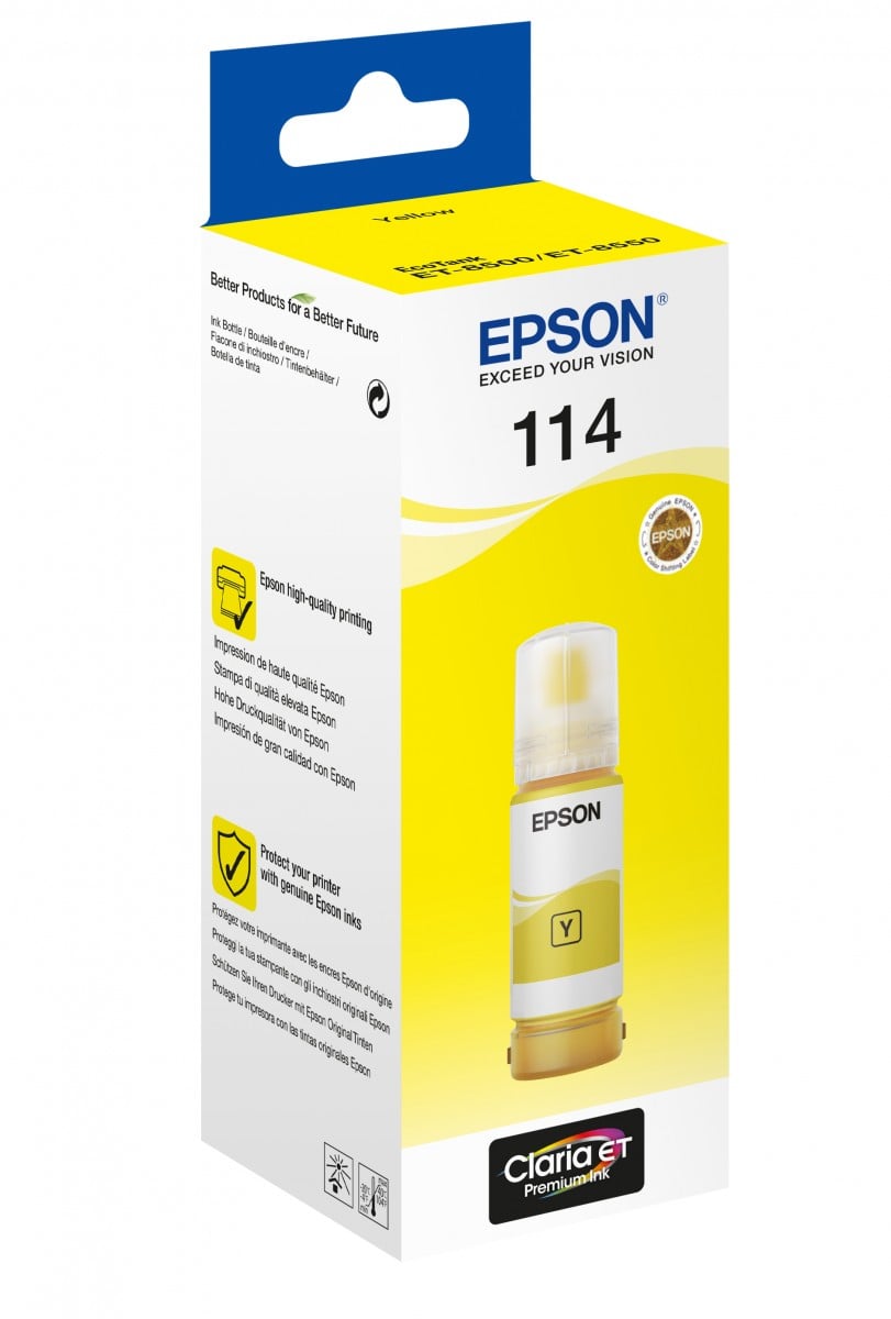EPSON 1LB 114 EcoTank Yellow ink bottle