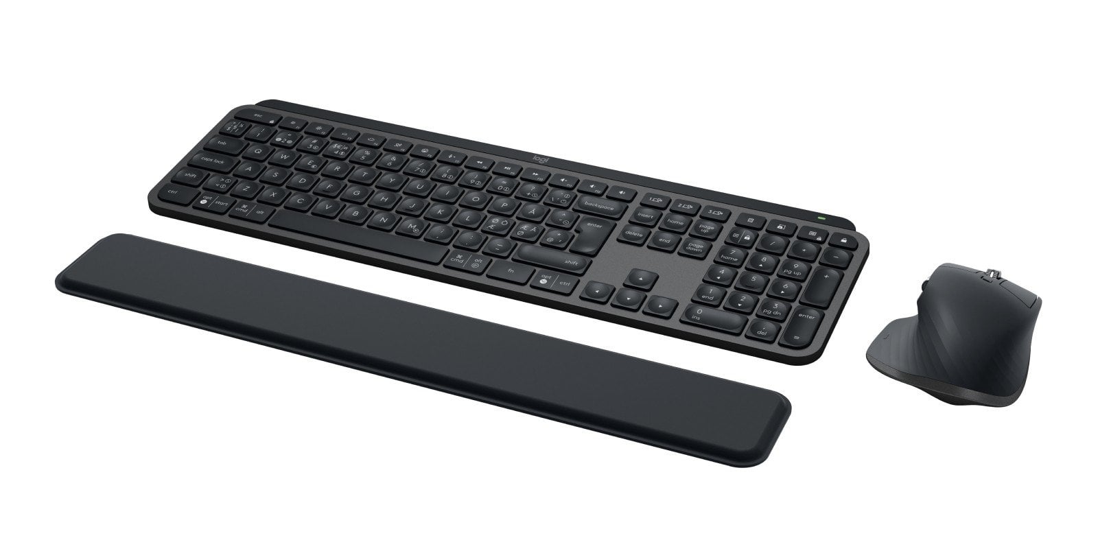 Logitech MX Keys S Combo clavier Souris incluse Bureau Bluetooth Nordique Graphite