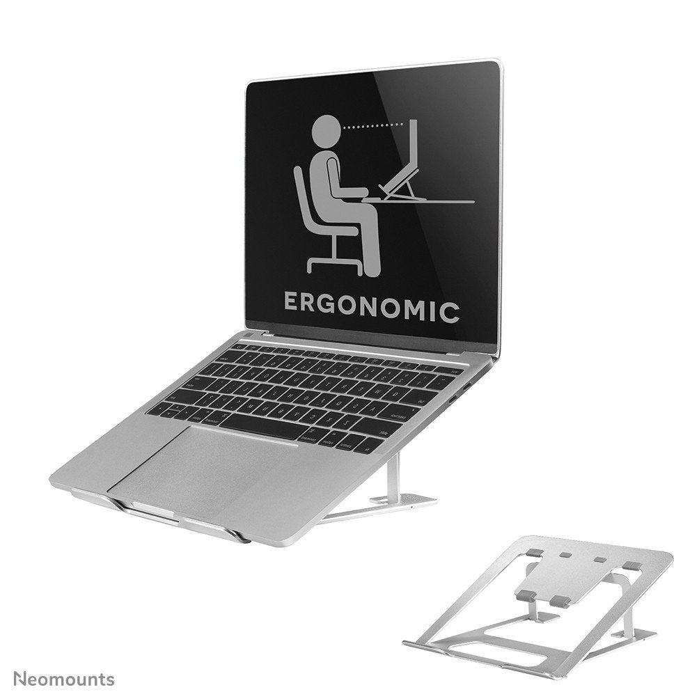 NEOMOUNTS NSLS085SILVER Support pour ordinateur portable 10-17p - pliable - compact - universel