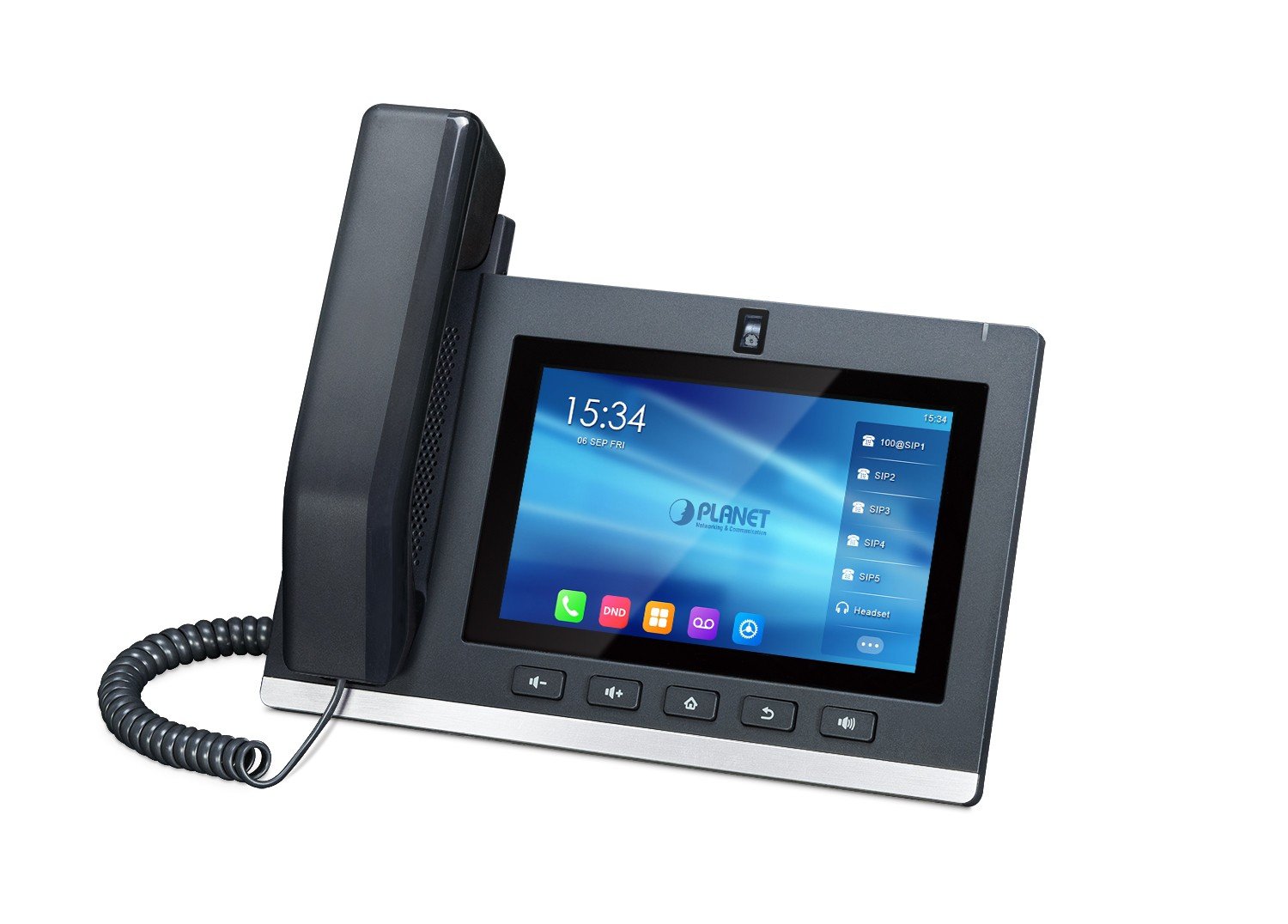 "PLANET High Definition 7"" Touch Téléphone de téléconférence IP"