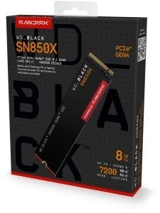 WD Black SN850X PCIe Gen 4 Gaming SSD 8To