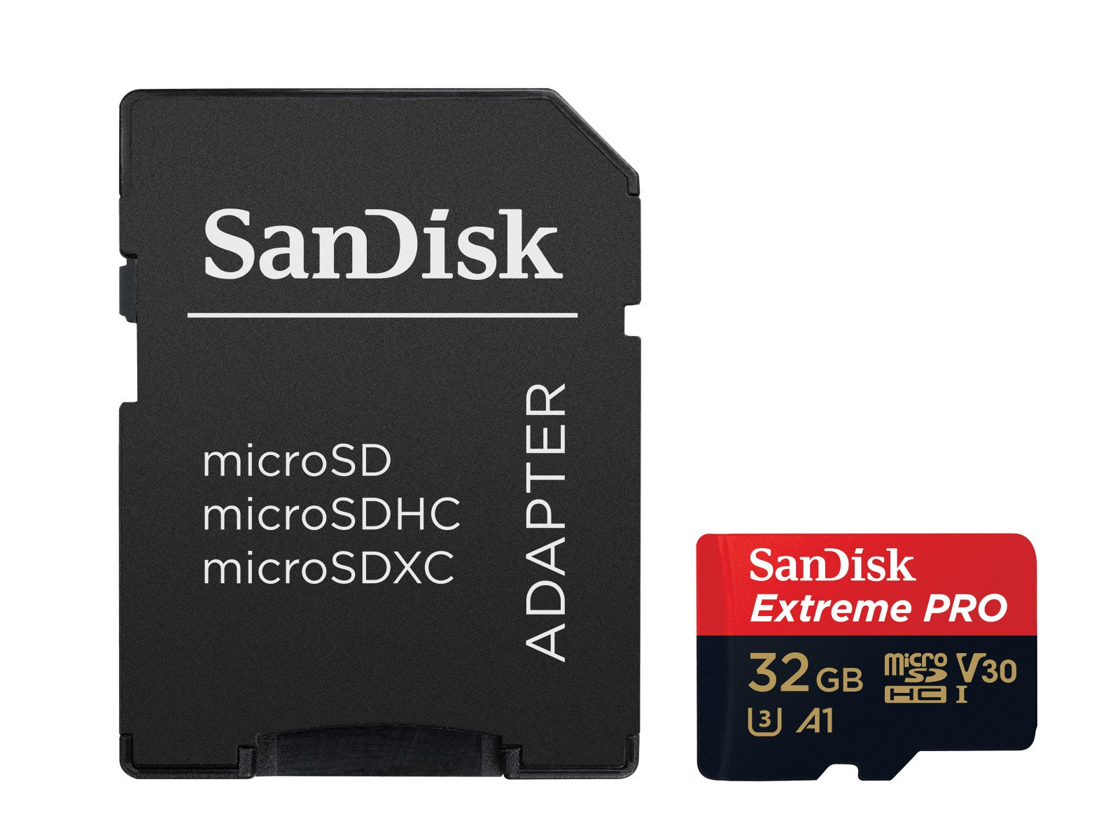 Extreme Pro microSDHC 32GB+SD Adapter