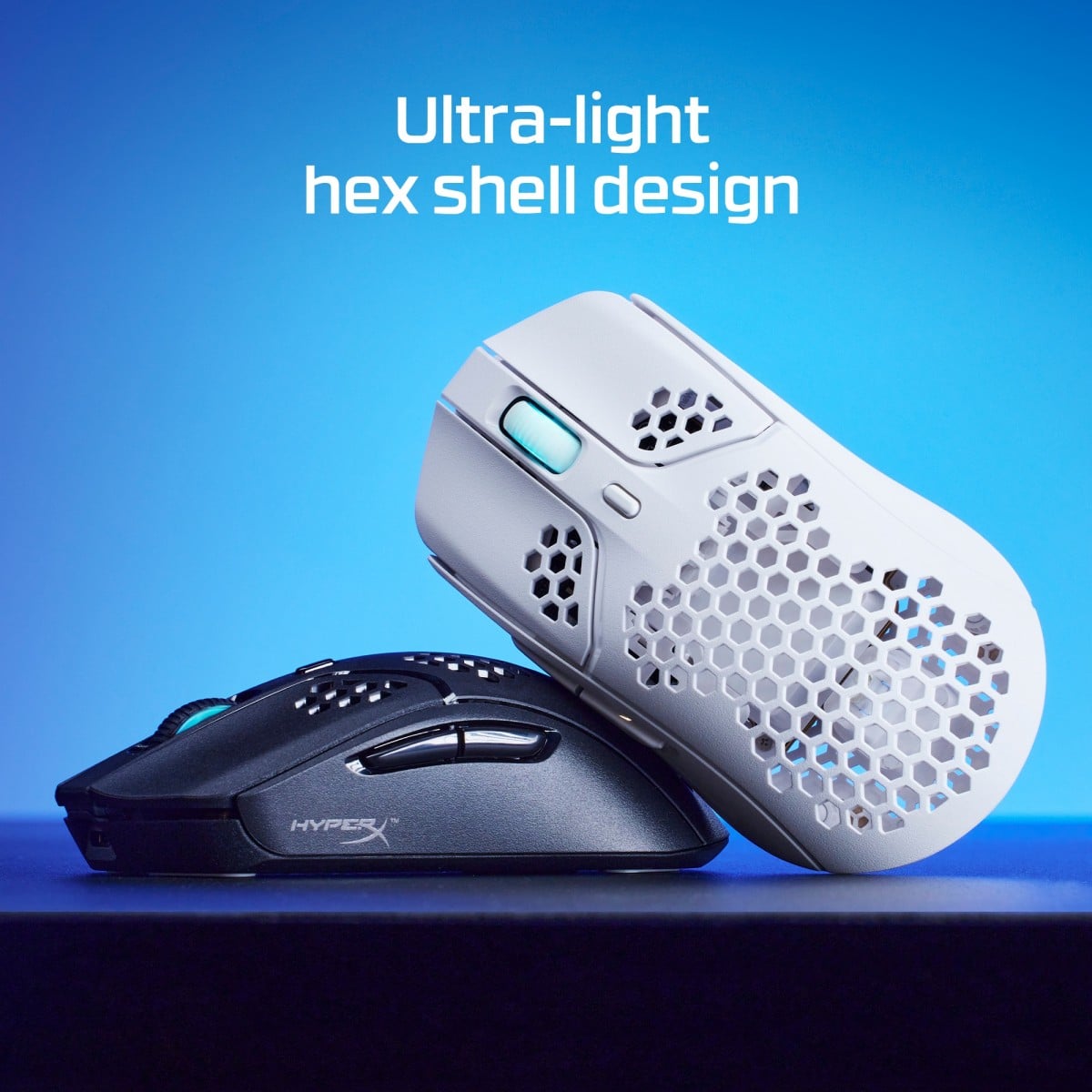Souris de jeu sans fil HyperX Pulsefire Haste - Pixart PAW 3335 16000 DPI 61g blanche