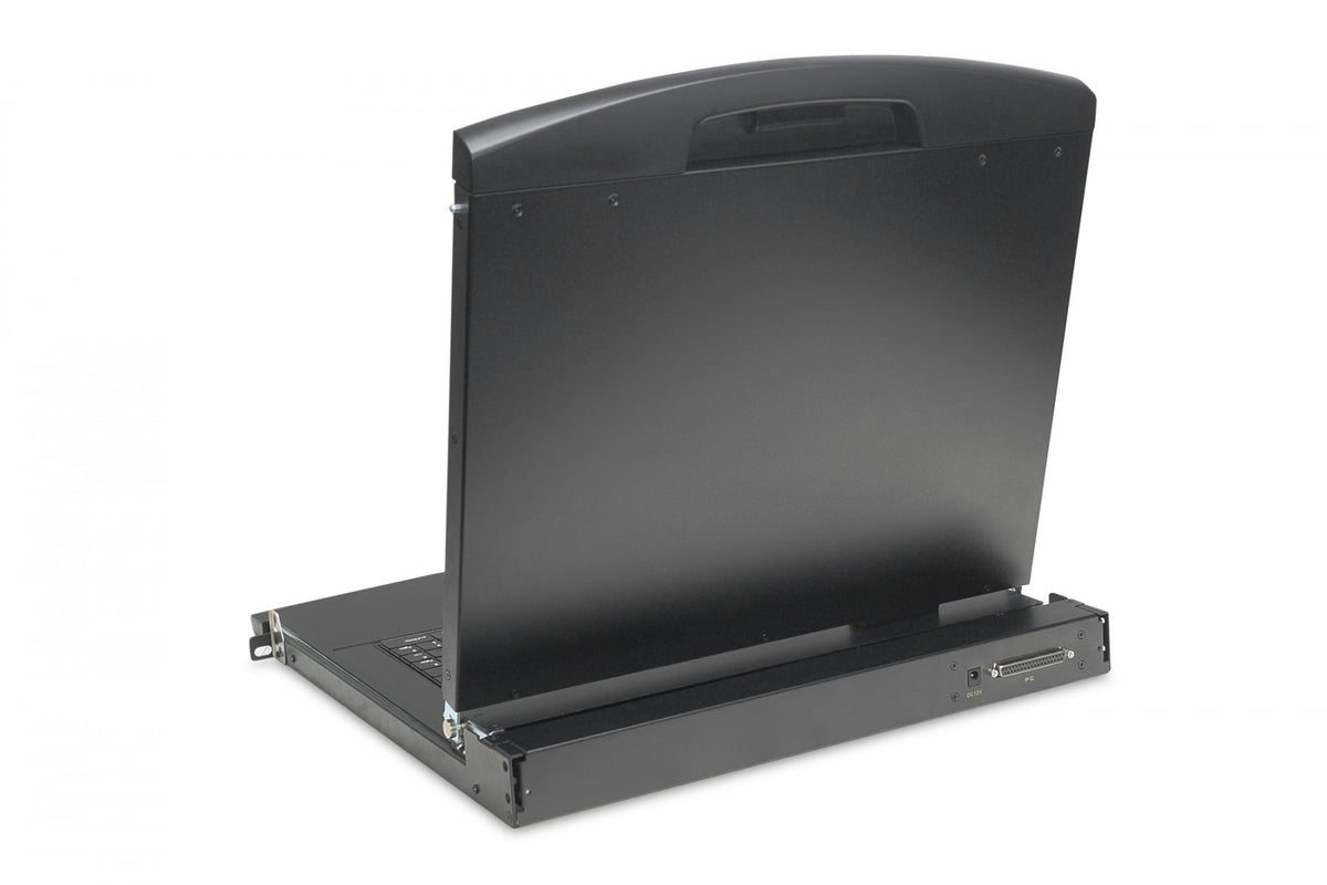 Console KVM modulaire 19'' HD TFT, 16 ports VGA, pavé tactile, clavier GE, noir