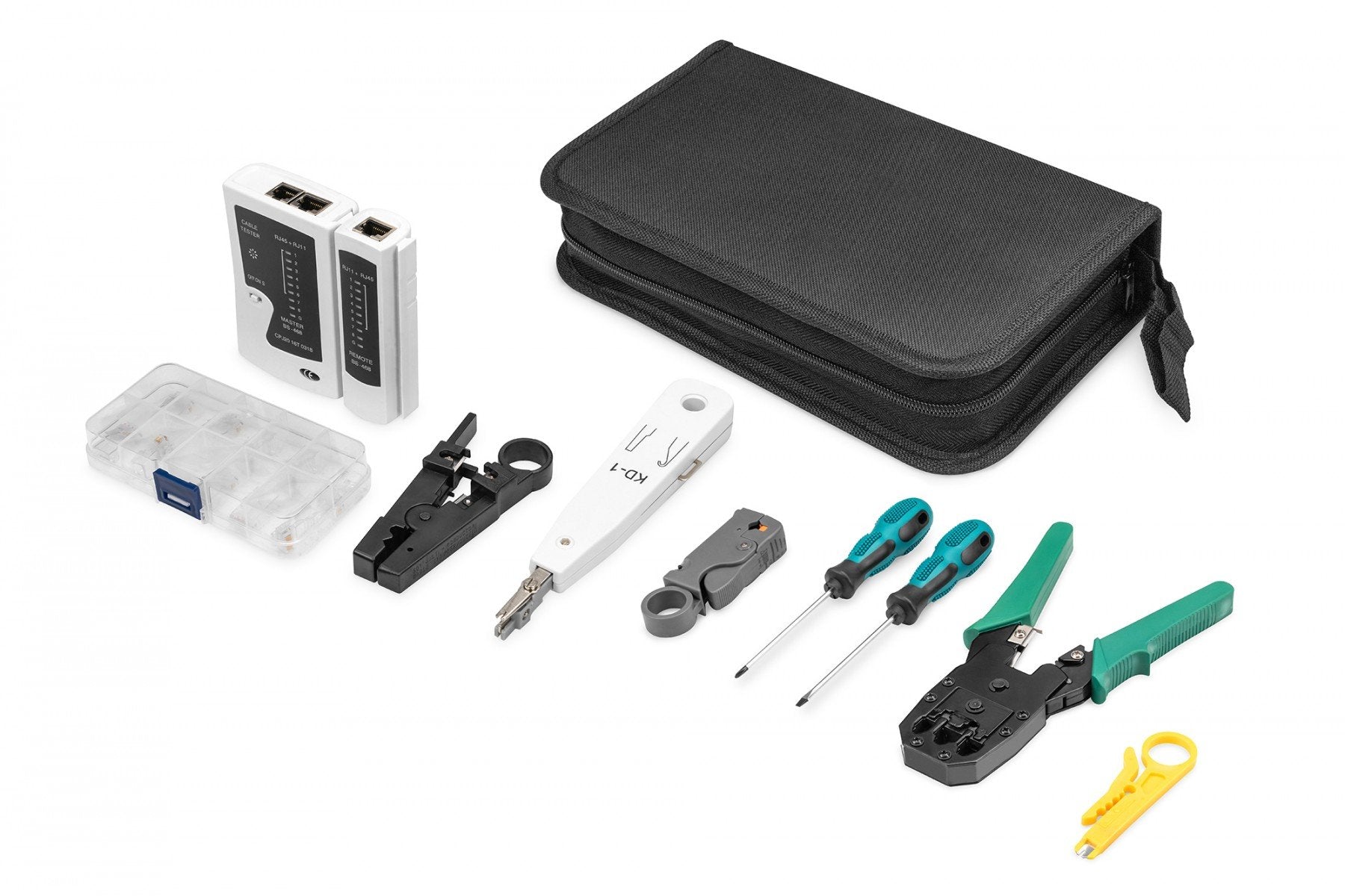 Kit d'outils pour la détection des pannes, les tests et l'installation de nouveaux systemes LAN