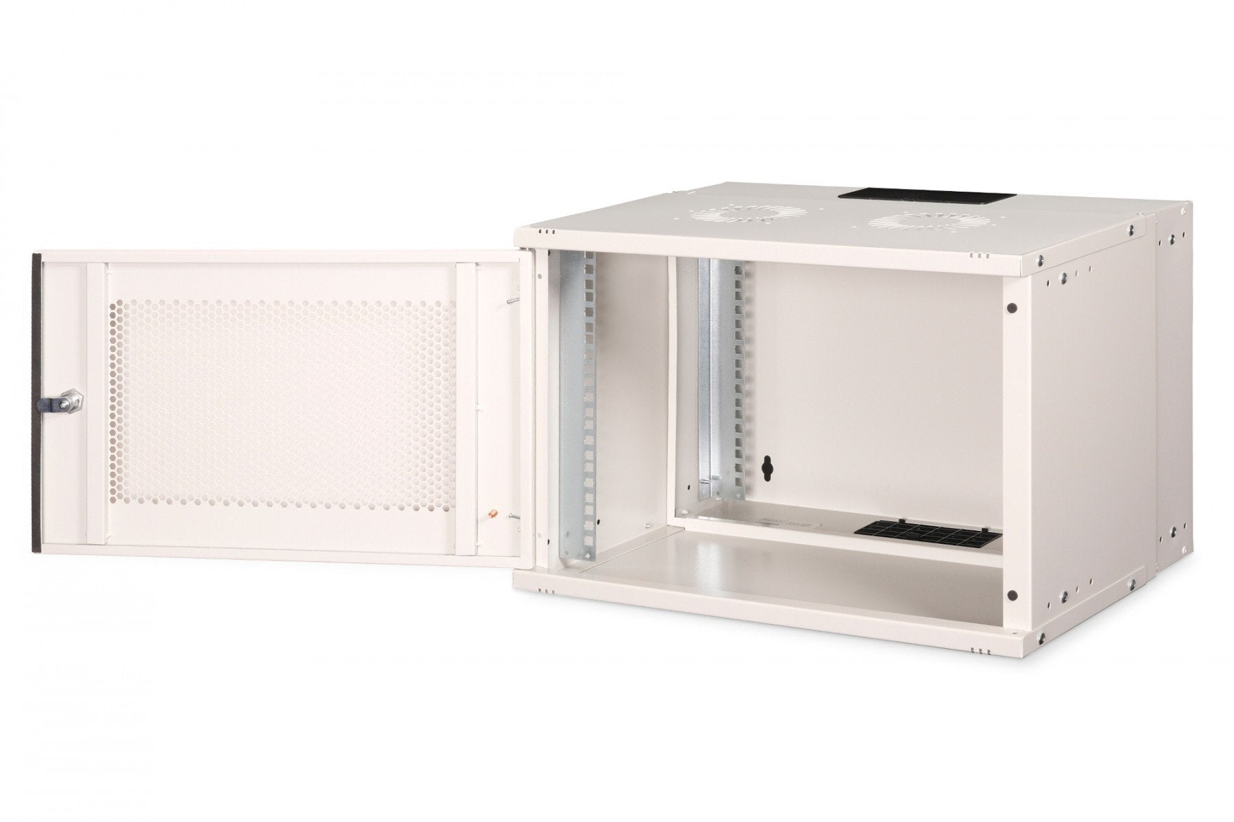 "Armoire réseau murale 19"" 7U, SOHO PRO 370 x 540 x 400 mm, porte perforée, gris, non assemblée, 60 kg"