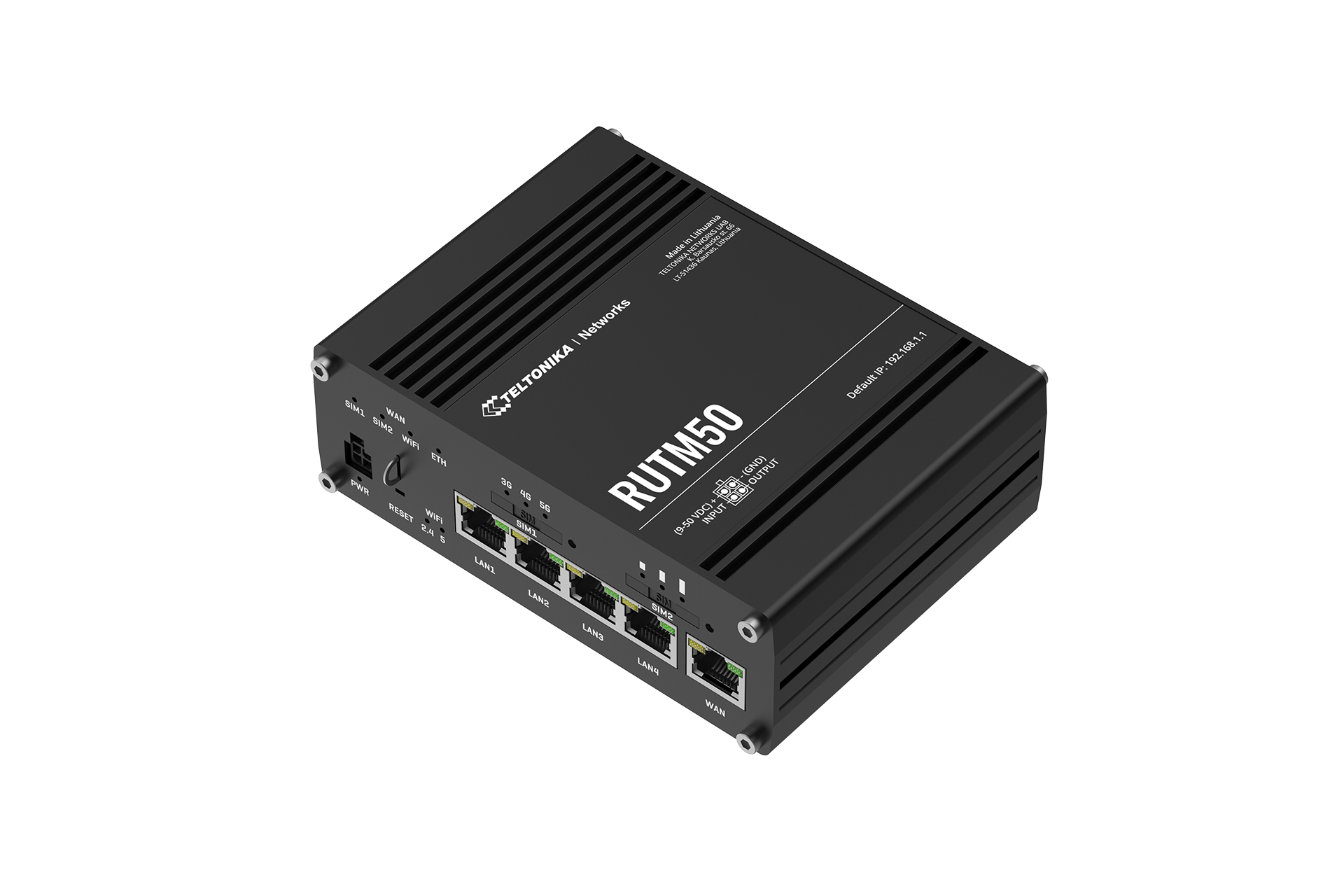 TELTONIKA NETWORKS RUTM50 DUAL SIM 5G/4G/LTE router US version