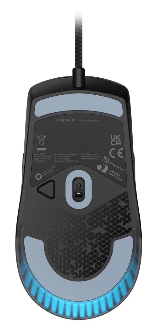 Souris RGB Corsair M75 légere Gaming USB Type-A optique 26000 DPI