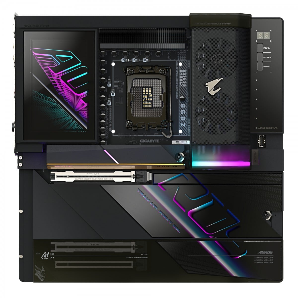GIGABYTE Z890 AORUS XTREME AI TOP Intel Z890 LGA 1851 (Socket V1) ATX étendu