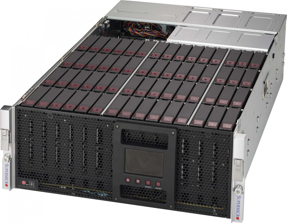 Supermicro CSE-946SE1C-R1K66JBOD châssis de réseaux