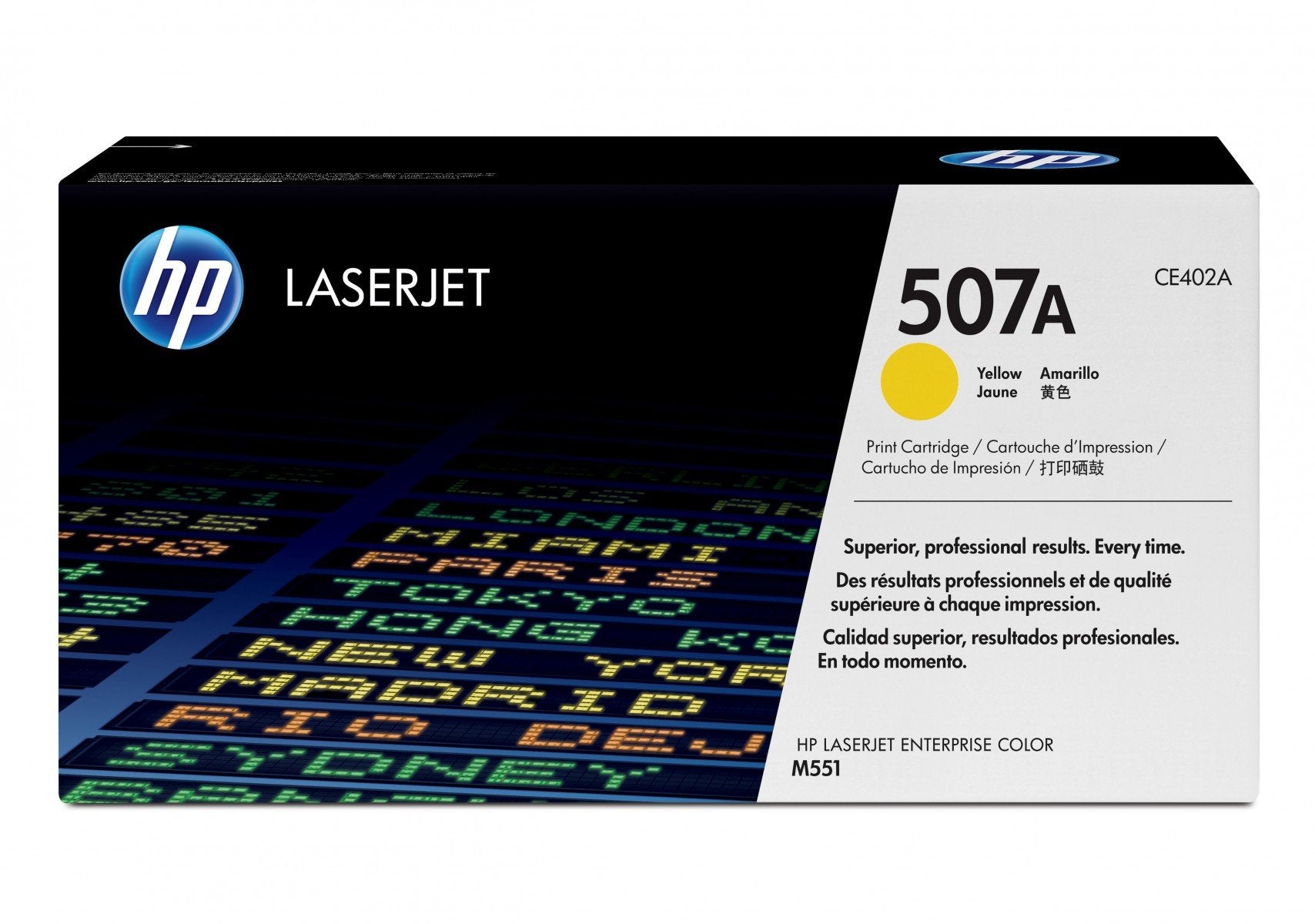 HP 507A original Toner cartridge CE402A yellow standard capacity 6.000 pages 1-pack