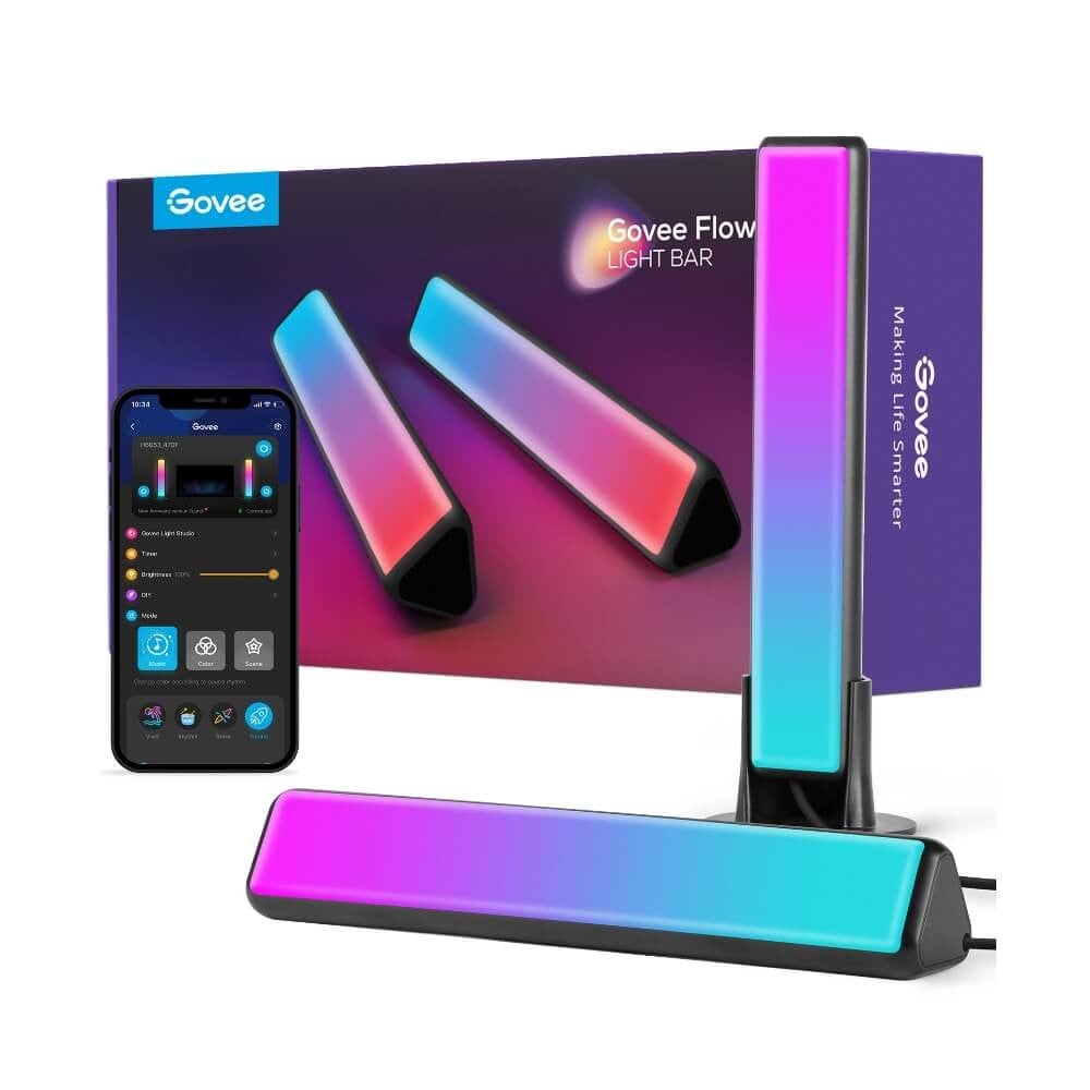 Govee H6056 Flow Plus | Lumieres LED | RGBICWW, Wi-Fi, Alexa, Google