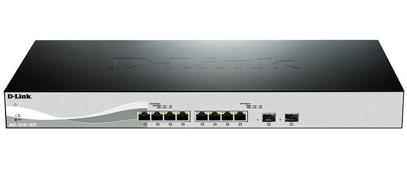 D-LINK Smart+ L2+ 8 Copper Multigigabit Ports 100M/1G/2.5G/5G/10G & 2 SFP+ 10GbE ports
