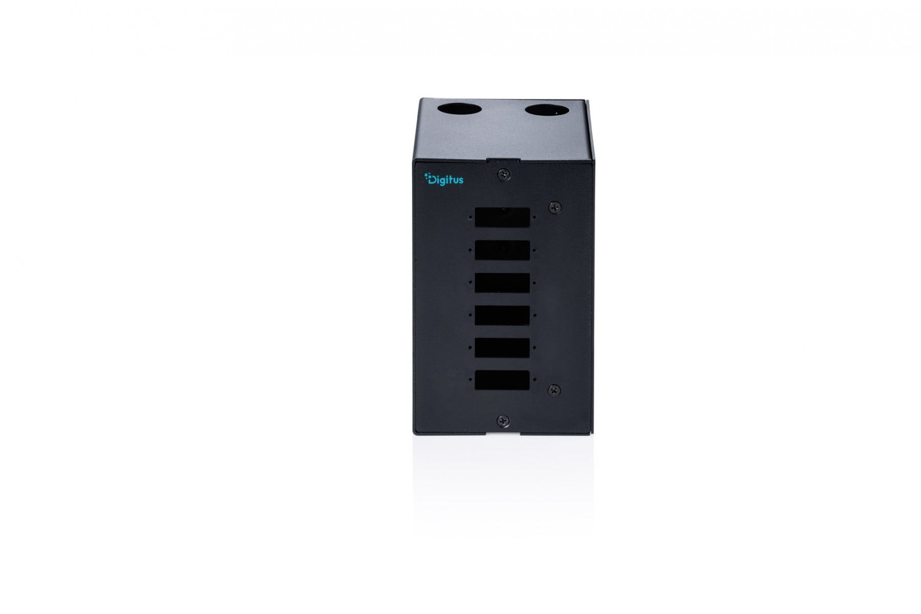Digitus DN-96990 Répartiteur fibre optique sur rail DIN, 6 ports, SC DX/LC Quad, noir