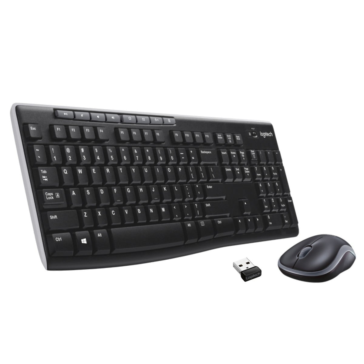 Logitech MK270 clavier Souris incluse Maison RF sans fil QWERTY US International Noir