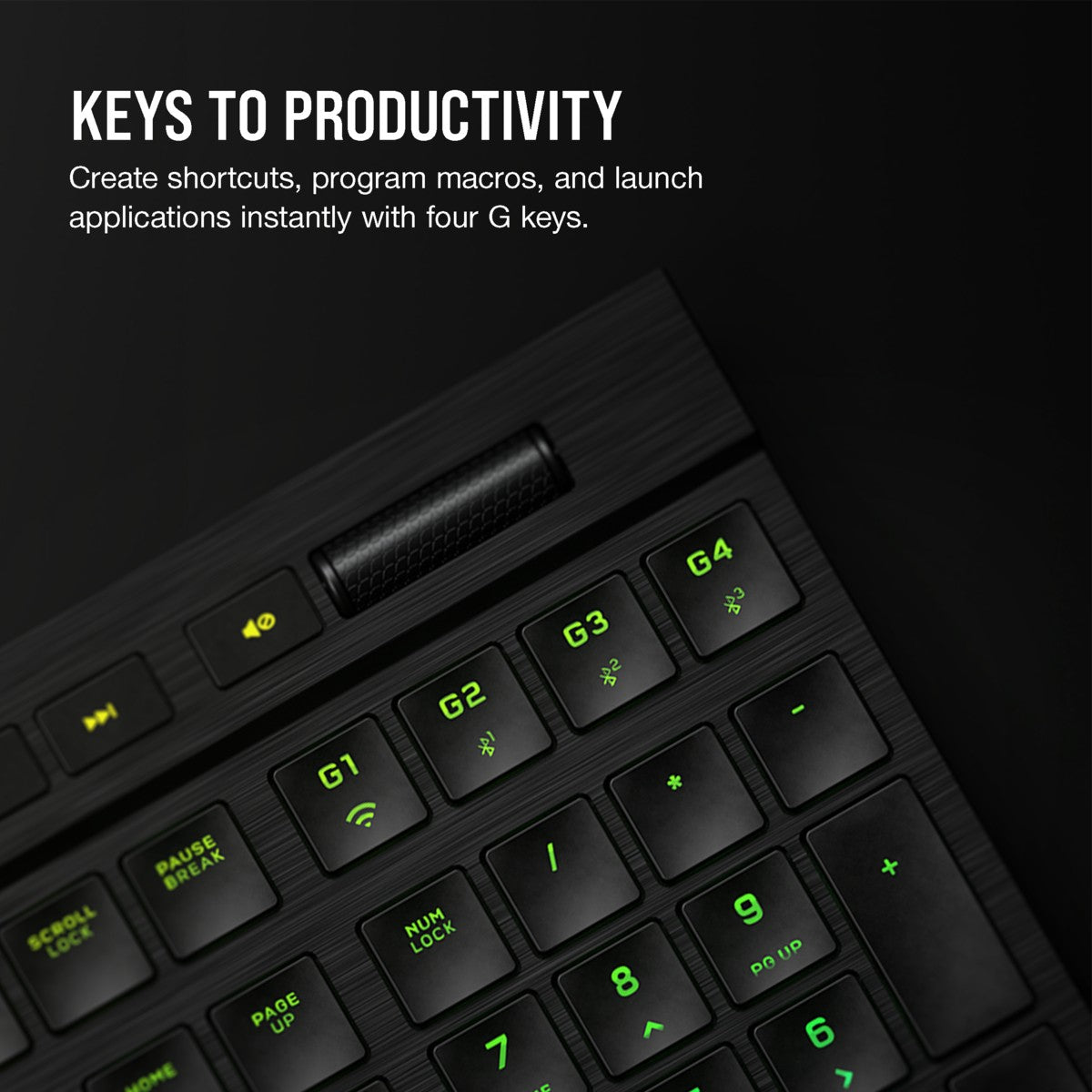 Corsair K100 AIR clavier Gaming USB + RF Wireless + Bluetooth QWERTY Anglais Noir