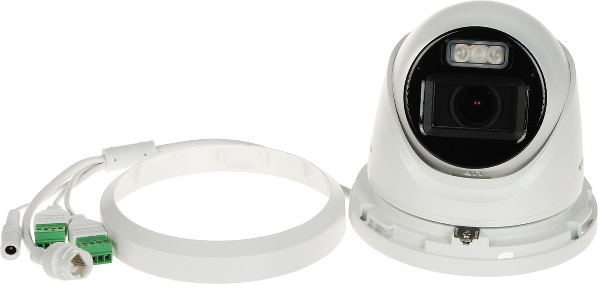 Hikvision DS-2CD2H43G2-LIZS2U(2.8-12mm) 4 MP caméra réseau turret avec Acusense et éclairage hybride intelligent motorisé a focale variable