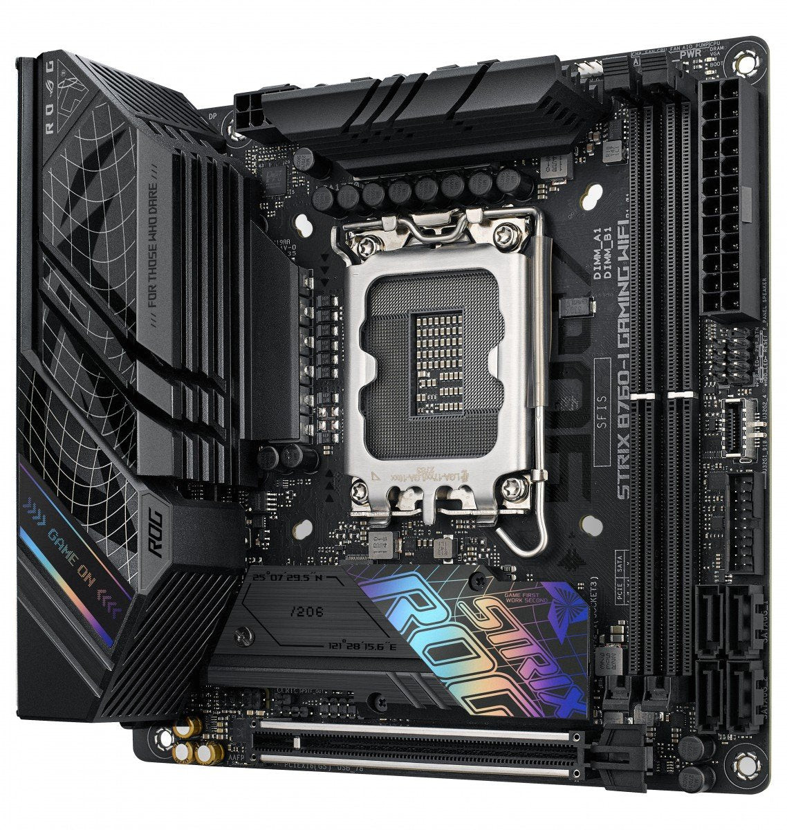 ASUS ROG STRIX B760-I GAMING WIFI LGA 1700 2xDDR5 Mini ITX 4xSATA MB 1xHDMI 2.1 1xDP 1.4 2xM.2