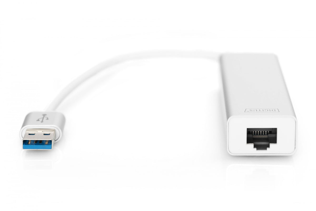 Digitus DA-70250-1 station d'accueil USB 3.2 Gen 1 (3.1 Gen 1) Type-A Argent, Blanc