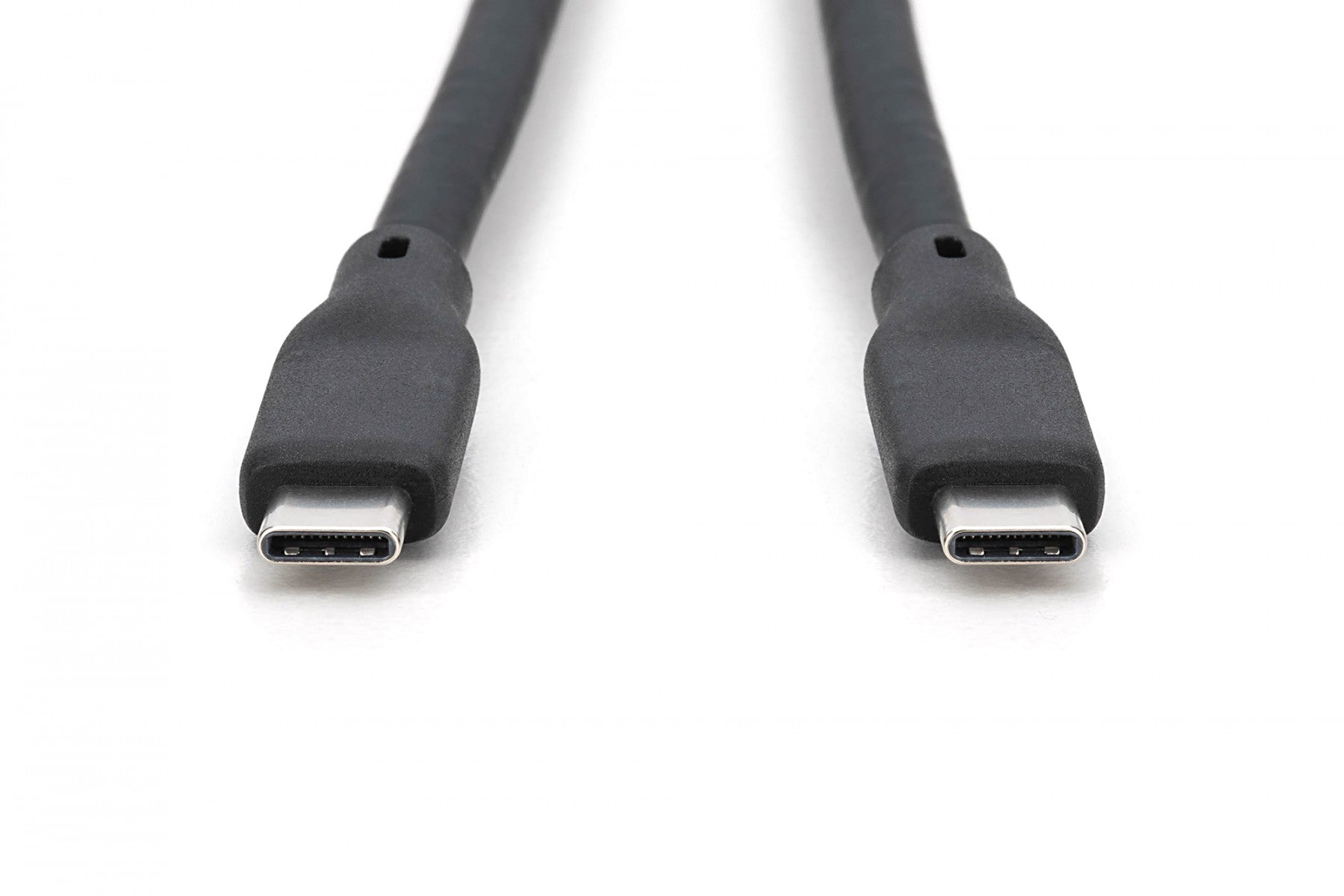 Câble de connexion en silicone USB-C vers USB-C, USB 3.2 Gen2 10G 4K60Hz 100W, 1m noir
