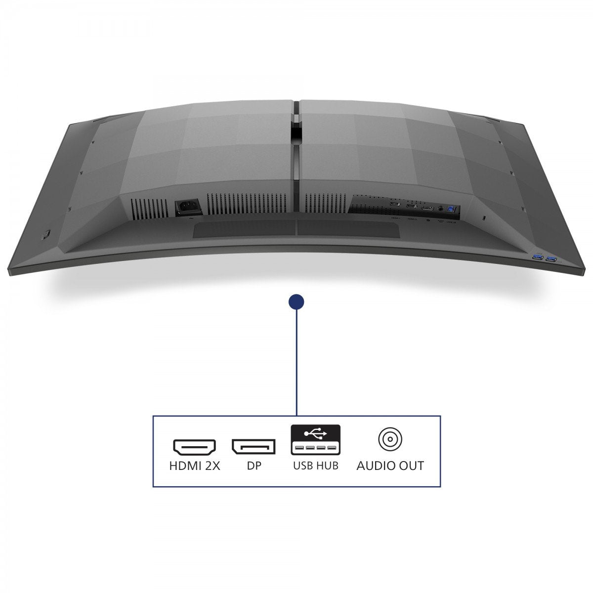 PHILIPS 34M2C6500 34p OLED 3440x1440 HDMI Black/Grey