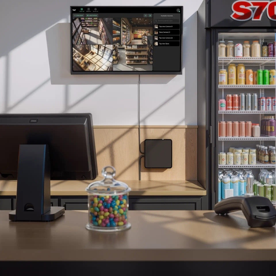 Ajax Systems 134505.122.BL1 Enregistreur réseau NVR HAC 16 canaux avec sortie HDMI - Noir