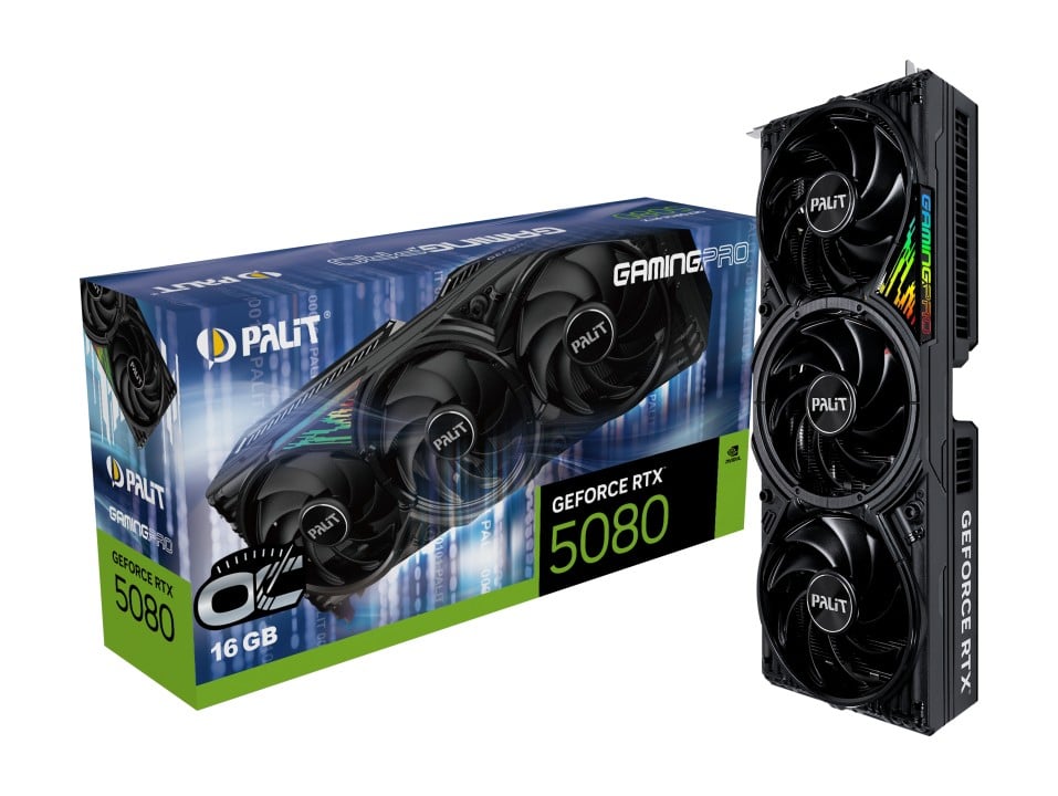 Palit GeForce RTX 5080 GamingPro OC 16GB GDDR7 DLSS4