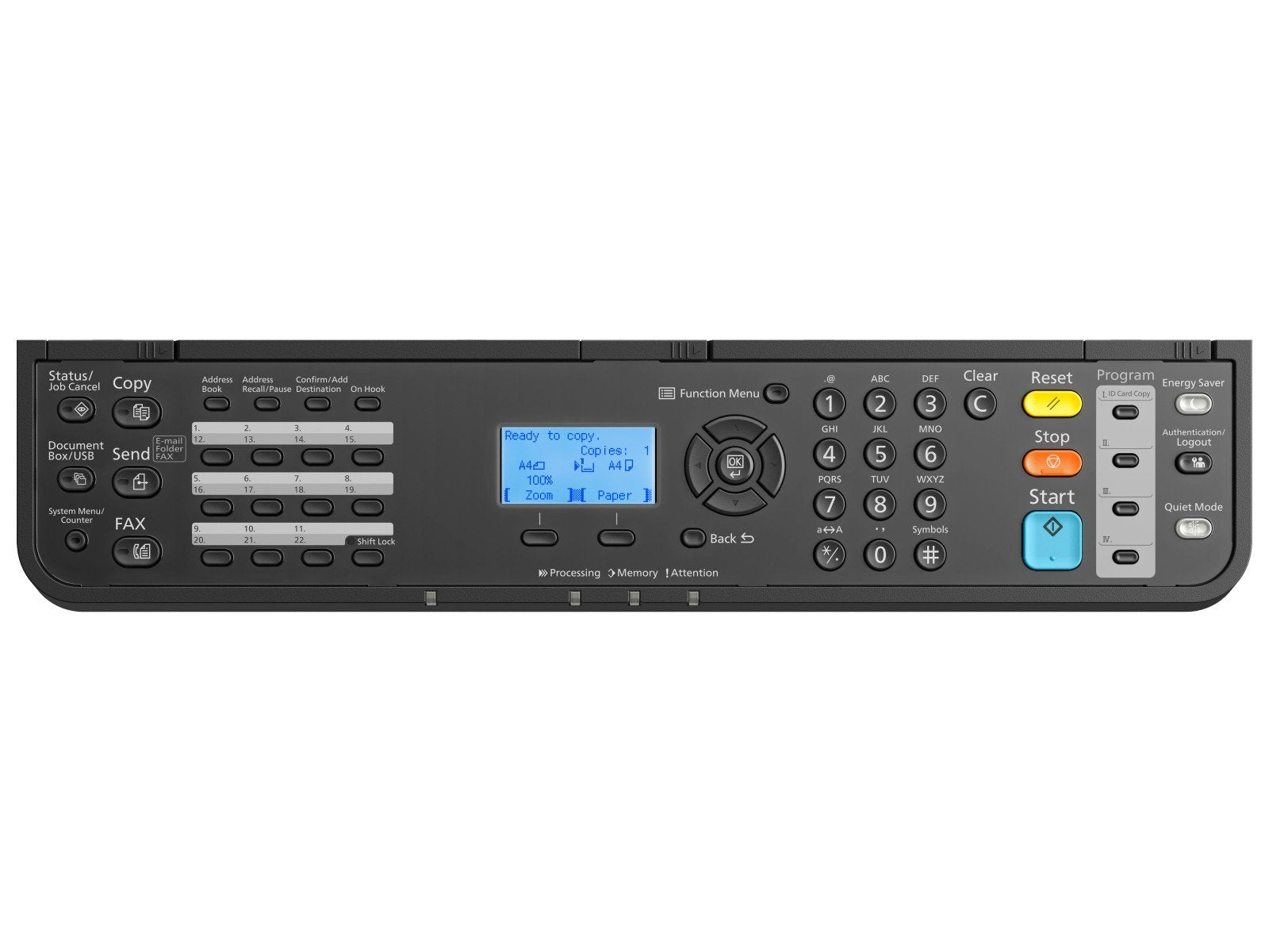 Kyocera ECOSYS MA4000fx Laser mono - A4 1200 x 1200 DPI, 40 ppm, FAX, DUPLEX, DADF, AirPrint