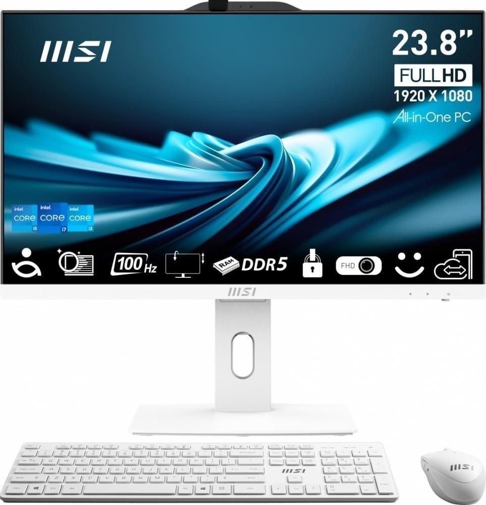 "MSI Tout-en-un PRO AP242P 14M-691EU - i5-14400 | 23,8"" | 16 Go | 512 Go | Win11Pro | Blanc"
