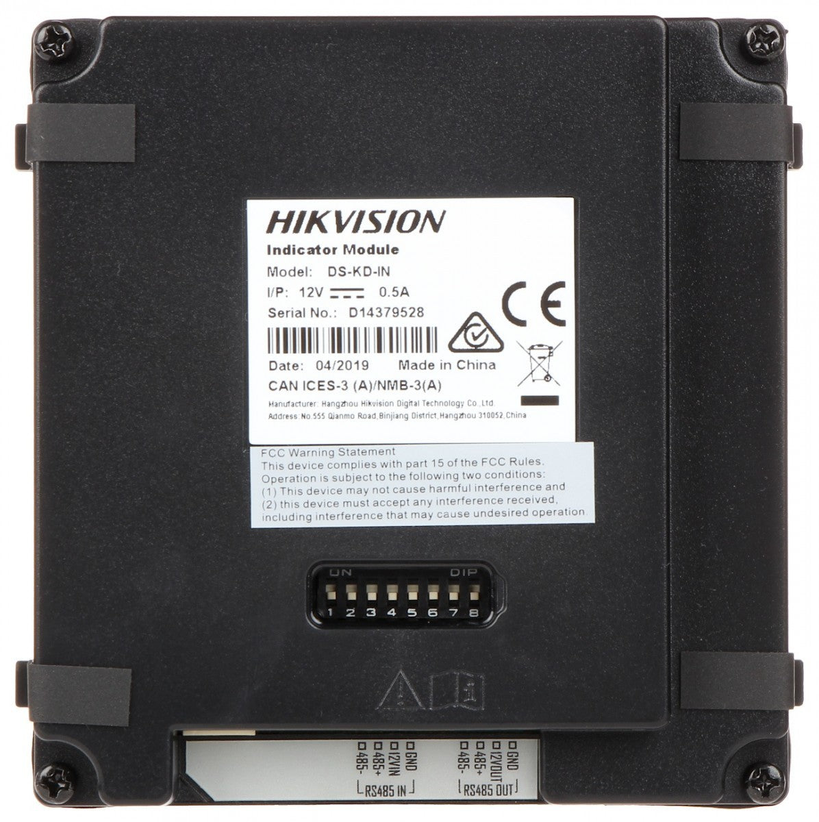 Hikvision DS-KD-IN Module d'alarme avec interface JST