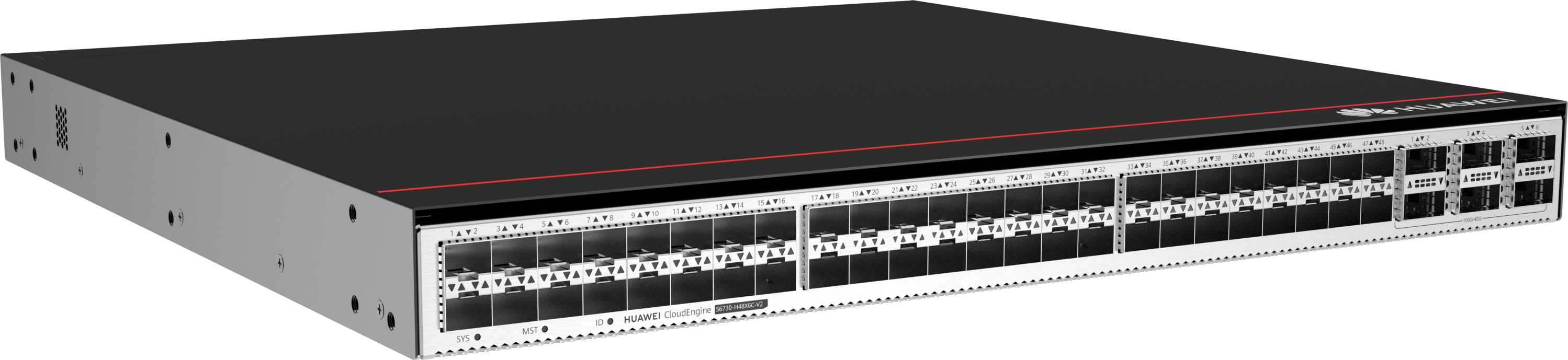 HUAWEI S6730-H48X6C-V2 48x10GE SFP+ ports 64x0GE QSFP28 ports optional license for upgrade to 6x100GE QSFP28 without power module