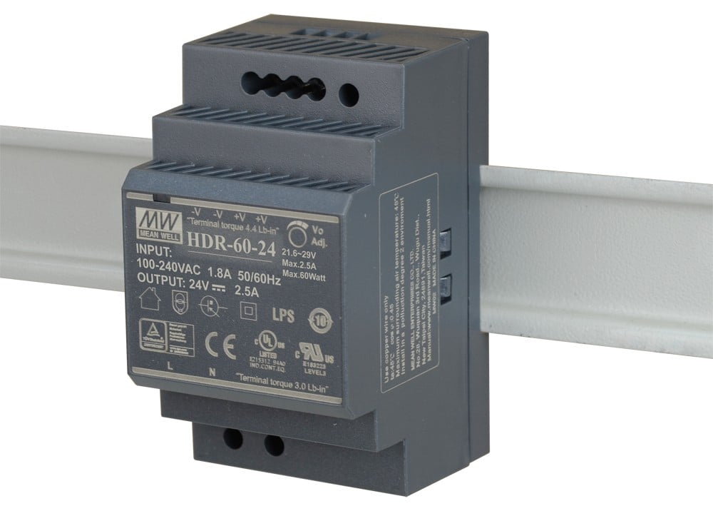 D-LINK 60W Ultra slim design with 17.5mm 1SU width
