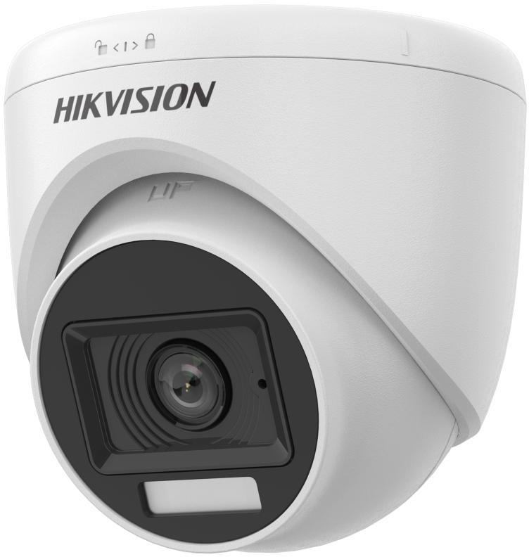 Hikvision DS-2CE76K0T-LPFS(2.8mm) 3K caméra dôme intérieure a audio et éclairage hybride intelligent, fixe