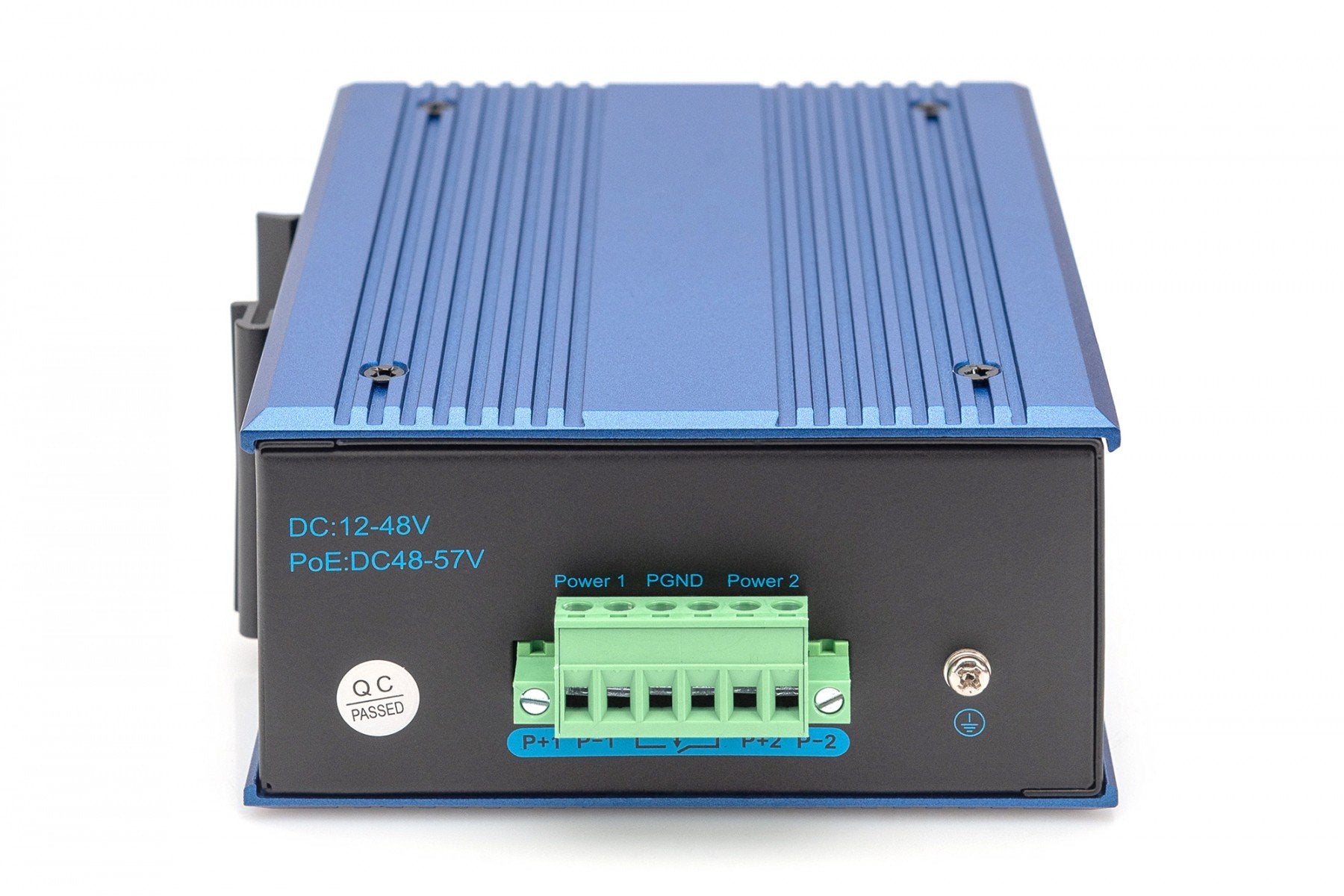 Digitus DN-651121 commutateur réseau Non-géré L2 Gigabit Ethernet (10/100/1000) Connexion Ethernet, supportant l'alimentation via ce port (PoE) Noir, Bleu
