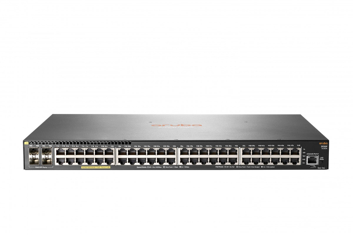 HPE Aruba 2930F 48G PoE+ 4SFP Swch