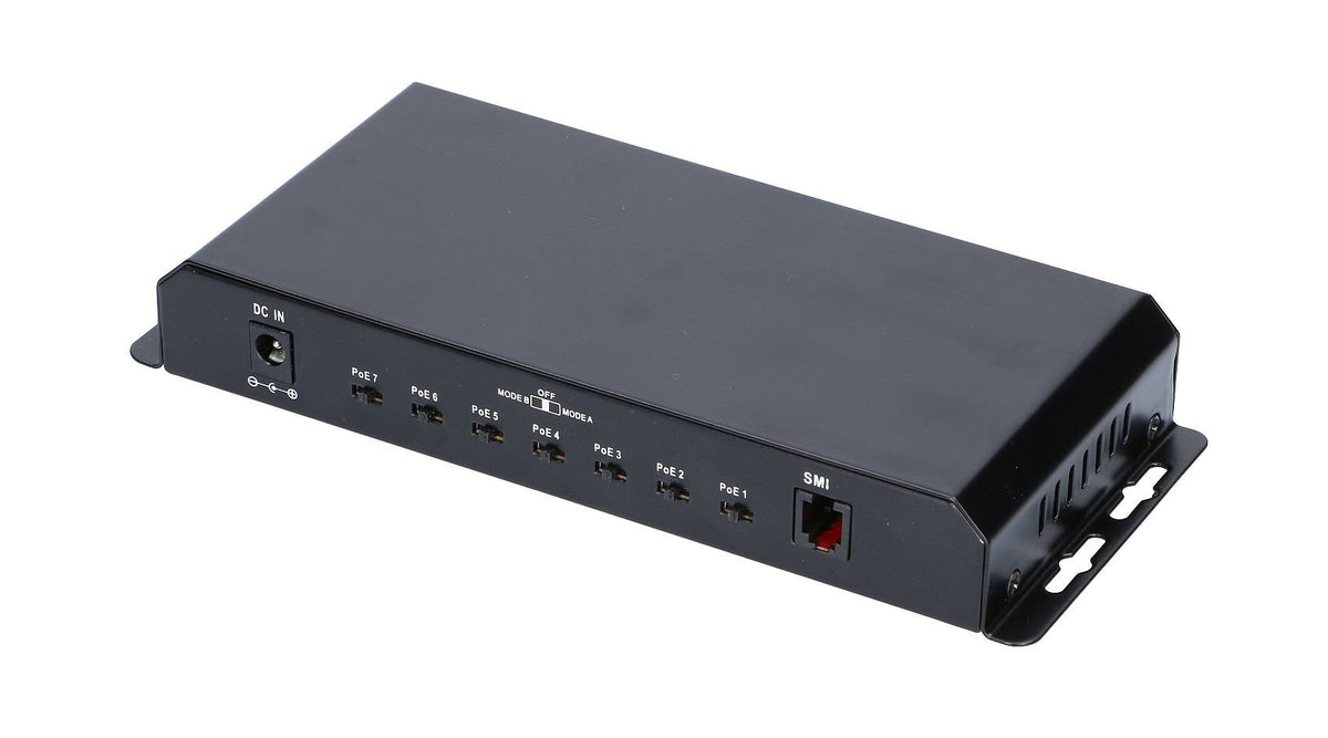 Extralink EX.1025 commutateur réseau Non-géré L2 Gigabit Ethernet (10/100/1000) Connexion Ethernet, supportant l'alimentation via ce port (PoE) 1U Noir