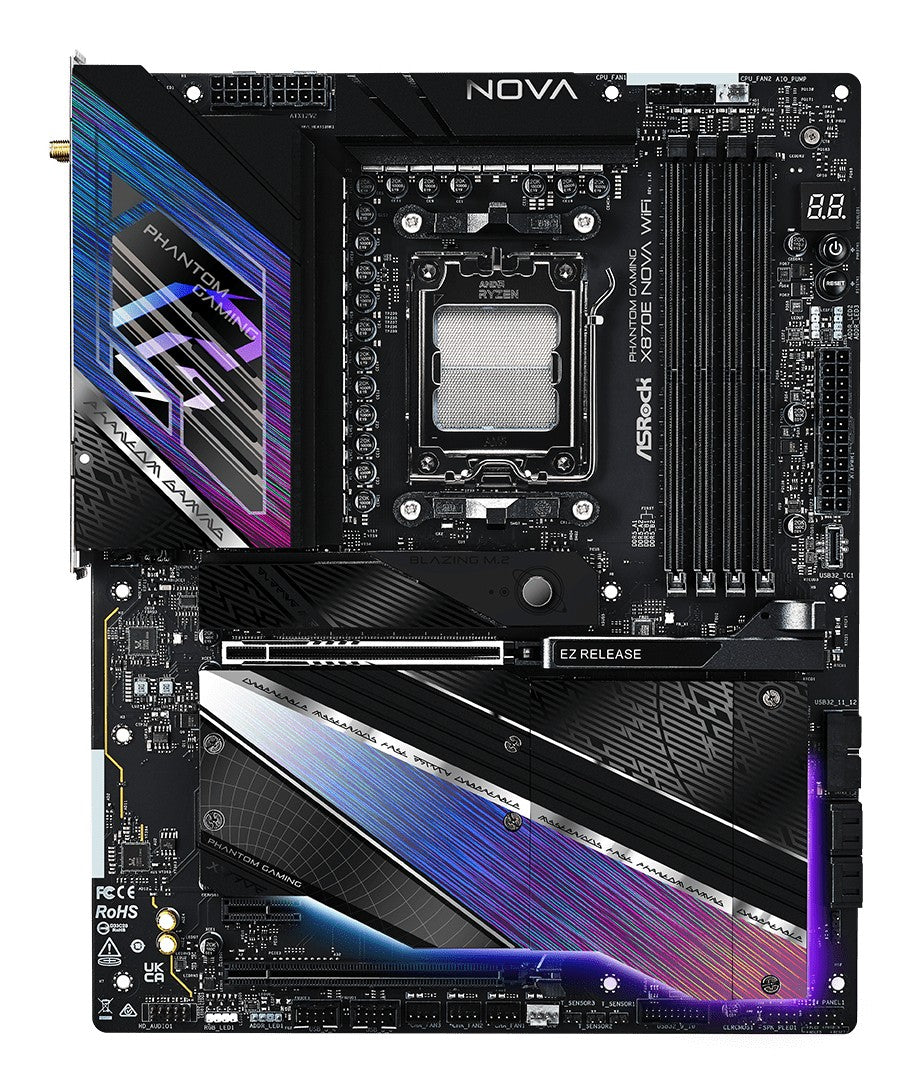 Asrock MK X870E NOVA WIFI AMD X870E Emplacement AM5 ATX