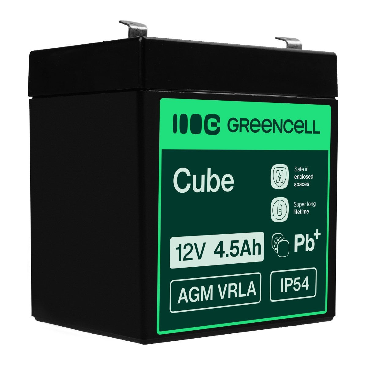 Green Cell AGM Battery 12V 4.5Ah - Battery - Mini (AAAA)