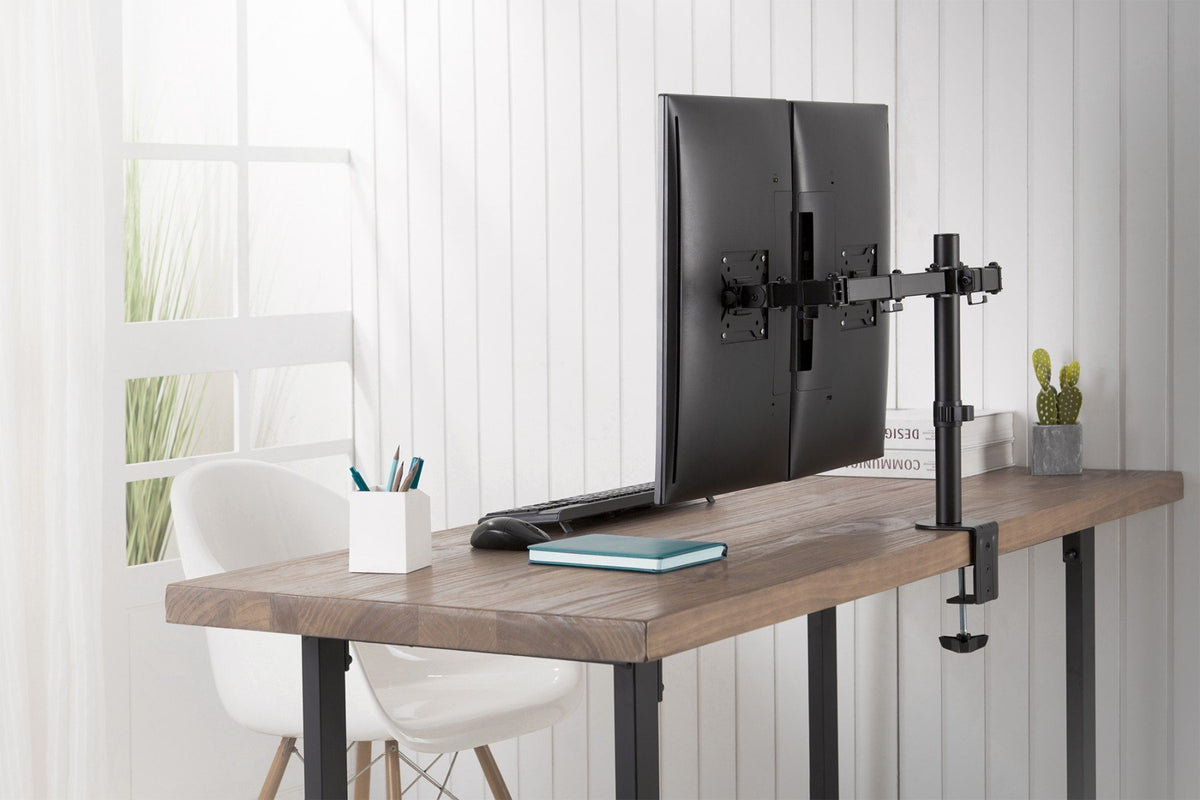 Digitus Support double écran universel avec fixation par serrage