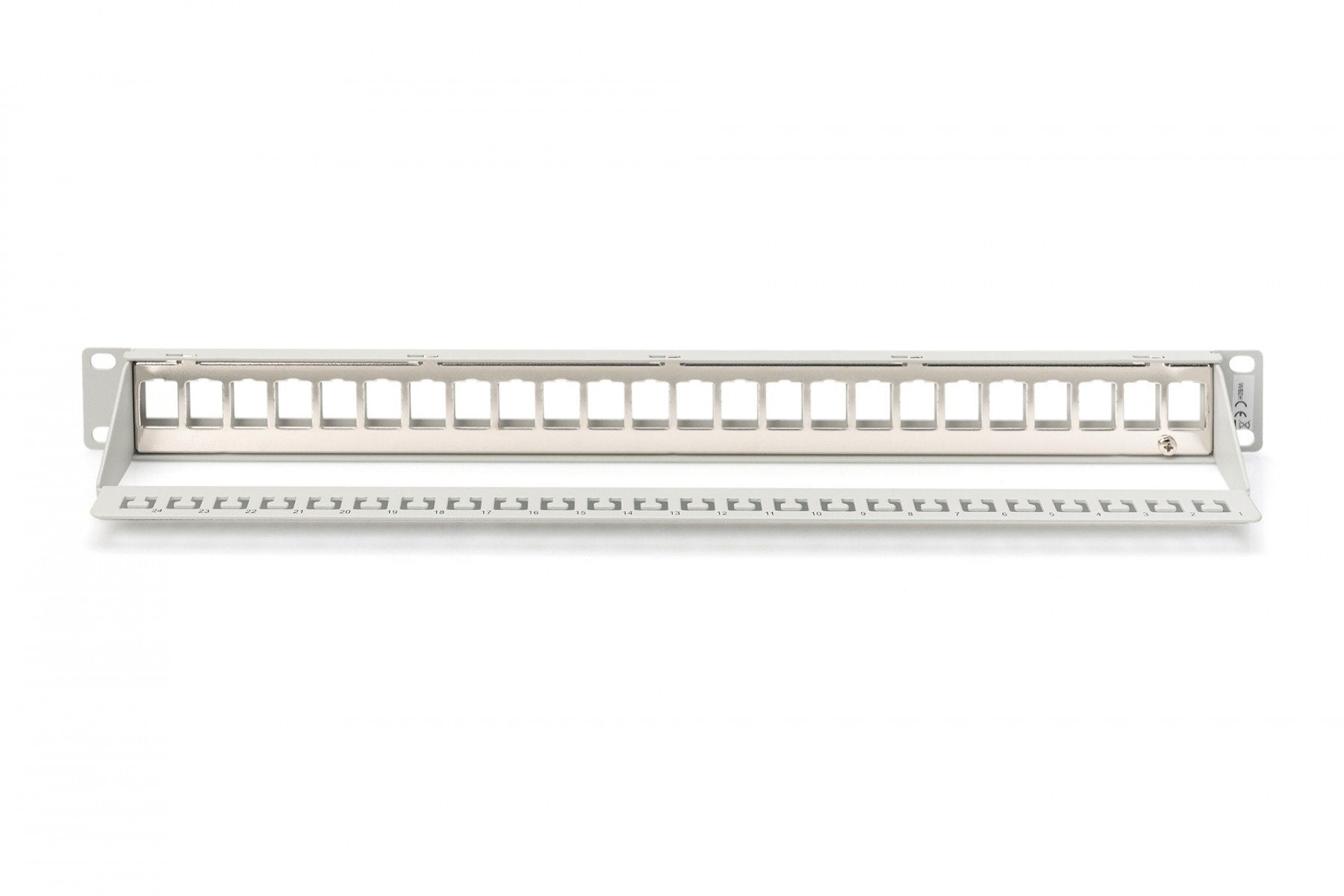 Panneau de brassage modulaire - 24 ports - Gris - Montage de rack - 1U - 483 mm - 1,5 mm - 565 mm