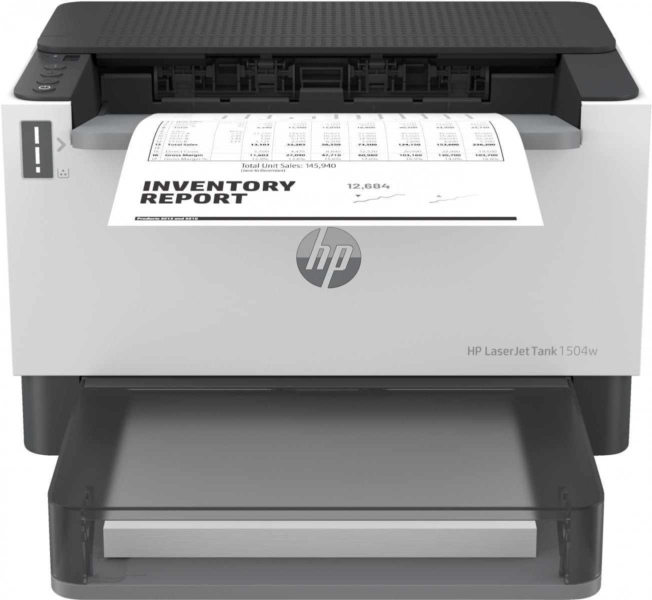 HP LaserJet Imprimante Tank 1504w - Noir et blanc - Imprimante pour Entreprises - Imprimer - Format compact  Éco-énergétique  Wi-Fi double fréquence - Laser - 6