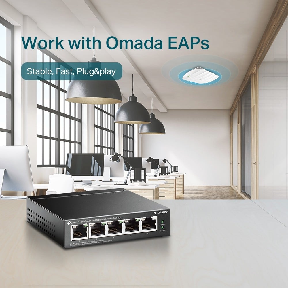 5-Port Gigabit Desktop Switch PoE