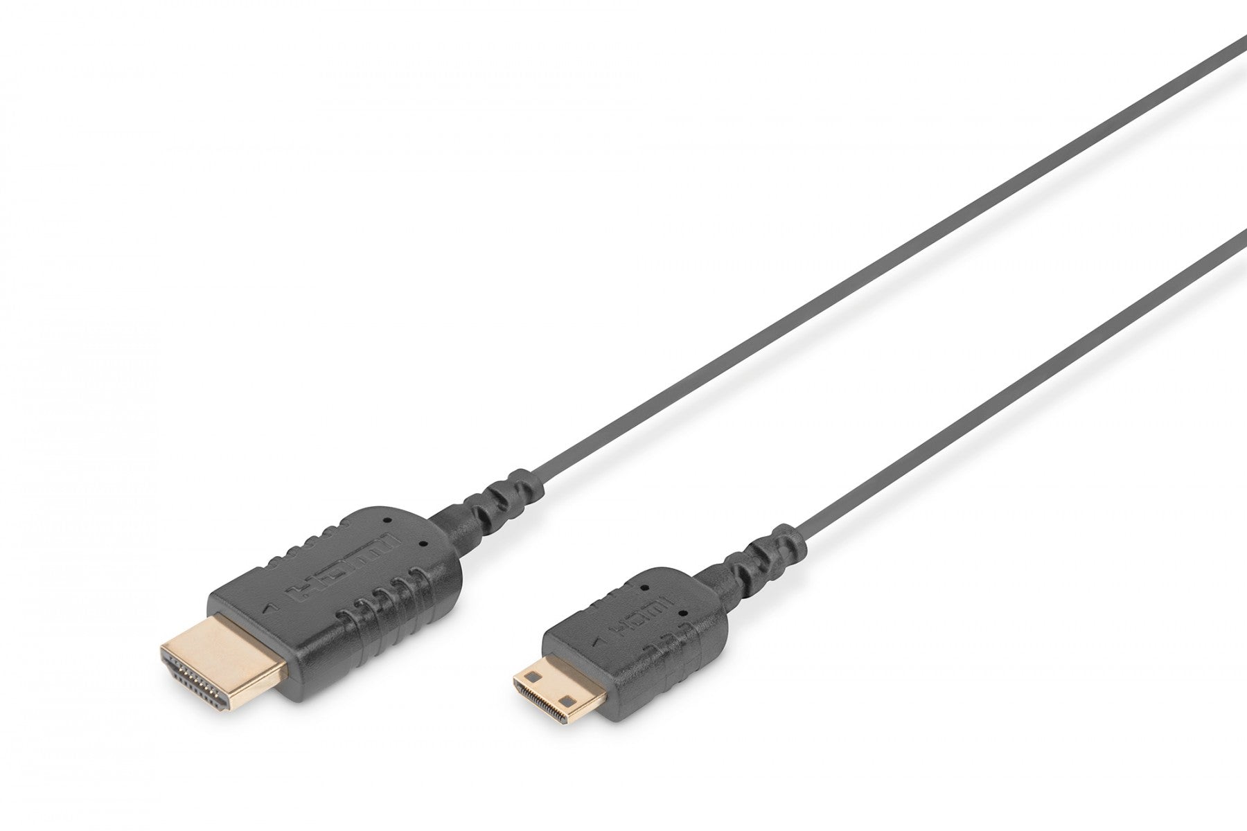 Câble de connexion HighFlex HDMI 1.4 Haute Vitesse 4K30Hz UHD Mini HDMI C/HDMI A M/M, noir, 2 m