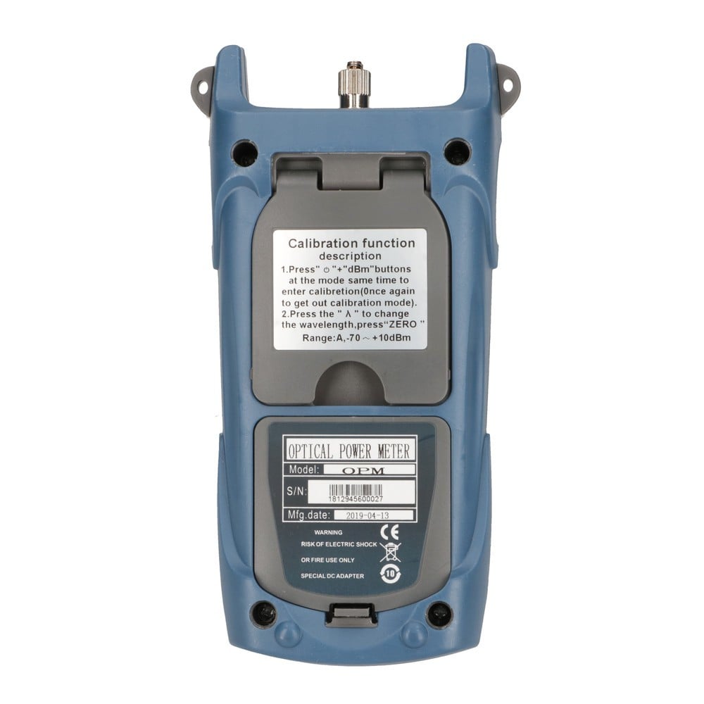 Extralink EX.15364 testeur de câble réseau Mesureur de puissance optique Capteur InGaAs (Indium Gallium Arsenide) Bleu