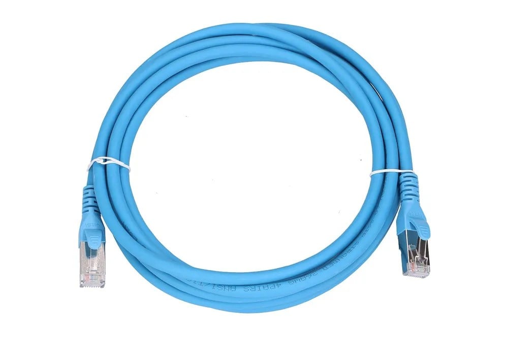 Extralink EX.6570 câble de réseau Bleu Cat6a SF/UTP (S-FTP)