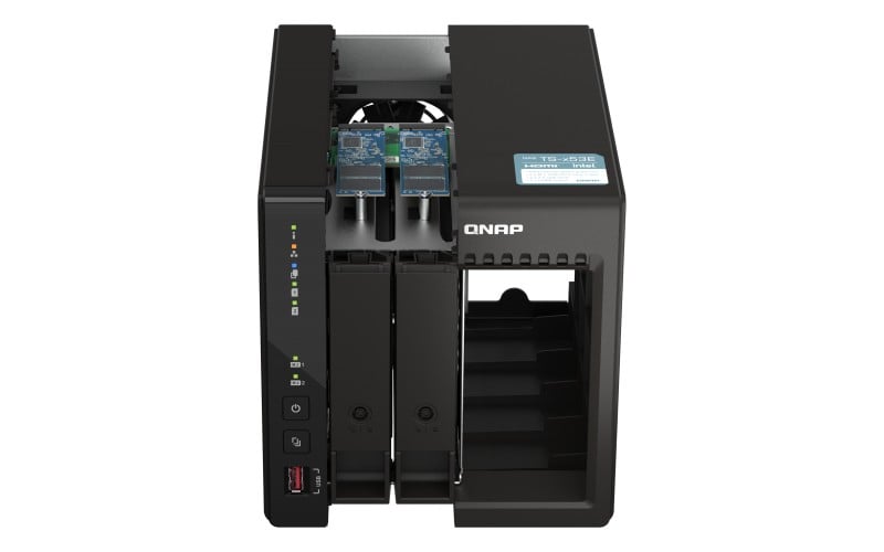 QNAP TS-253E-8G 2-bay desktop NAS Intel Celeron J6412 4C 2.0GHz burst 2.6GHz onboard 8Go RAM 2xHDMI 1.4b 2xM.2 2280 PCIe slots