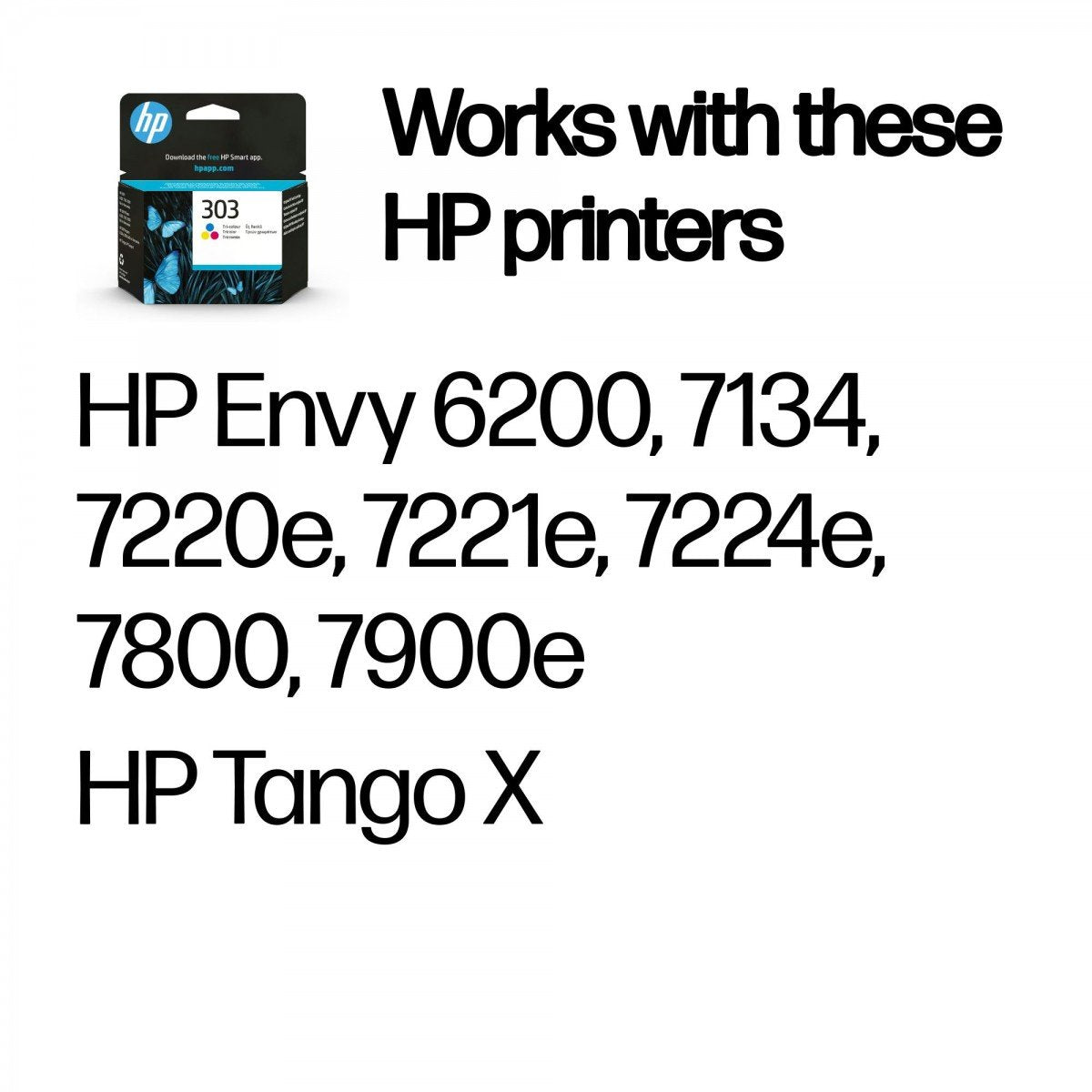 HP 303 Tri-colour Ink Cartridge WCF (P)